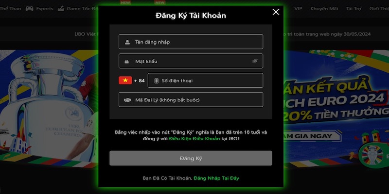 Hướng dẫn đăng ký Locla88.