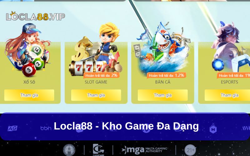 Locla88 ✔️ Link Truy Cập Trang Chủ Website Locla88 Mới Nhất 8 Locla88 cung cấp hàng loạt tựa game hấp dẫn